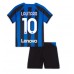 Billige Inter Milan Lautaro Martinez #10 Hjemmetrøye Barn 2022-23 Kortermet (+ korte bukser)